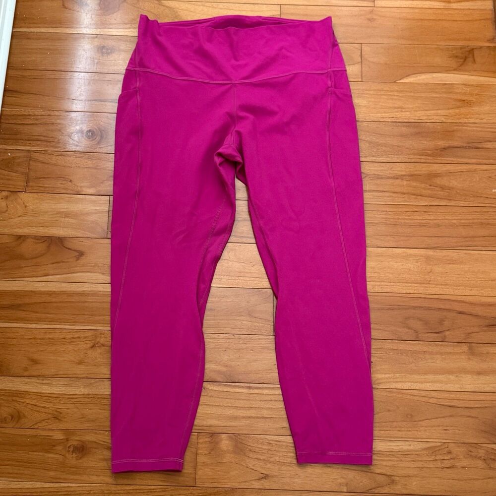 Lululemon Align High-Rise Pant with Pockets 25" Ripened Raspberry Size 14 - Picture 2 of 8